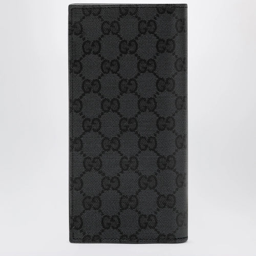 GUCCI Essence Classic long wallet in black GG fabric