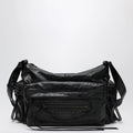 Balenciaga Le City medium multi-pocket lambskin crossbody bag black