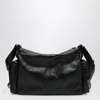 Balenciaga Le City medium multi-pocket lambskin crossbody bag black
