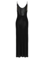 Saint Laurent Cassandre Chain Dress