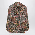 Valentino Silk blouse with floral print