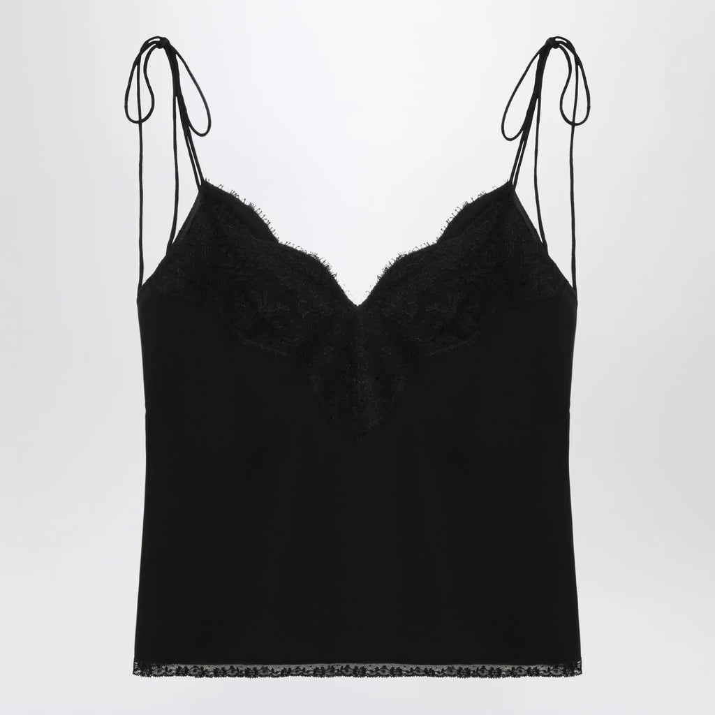 Valentino Black silk top