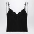 Valentino Black silk top