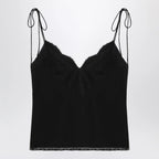 Valentino Black silk top