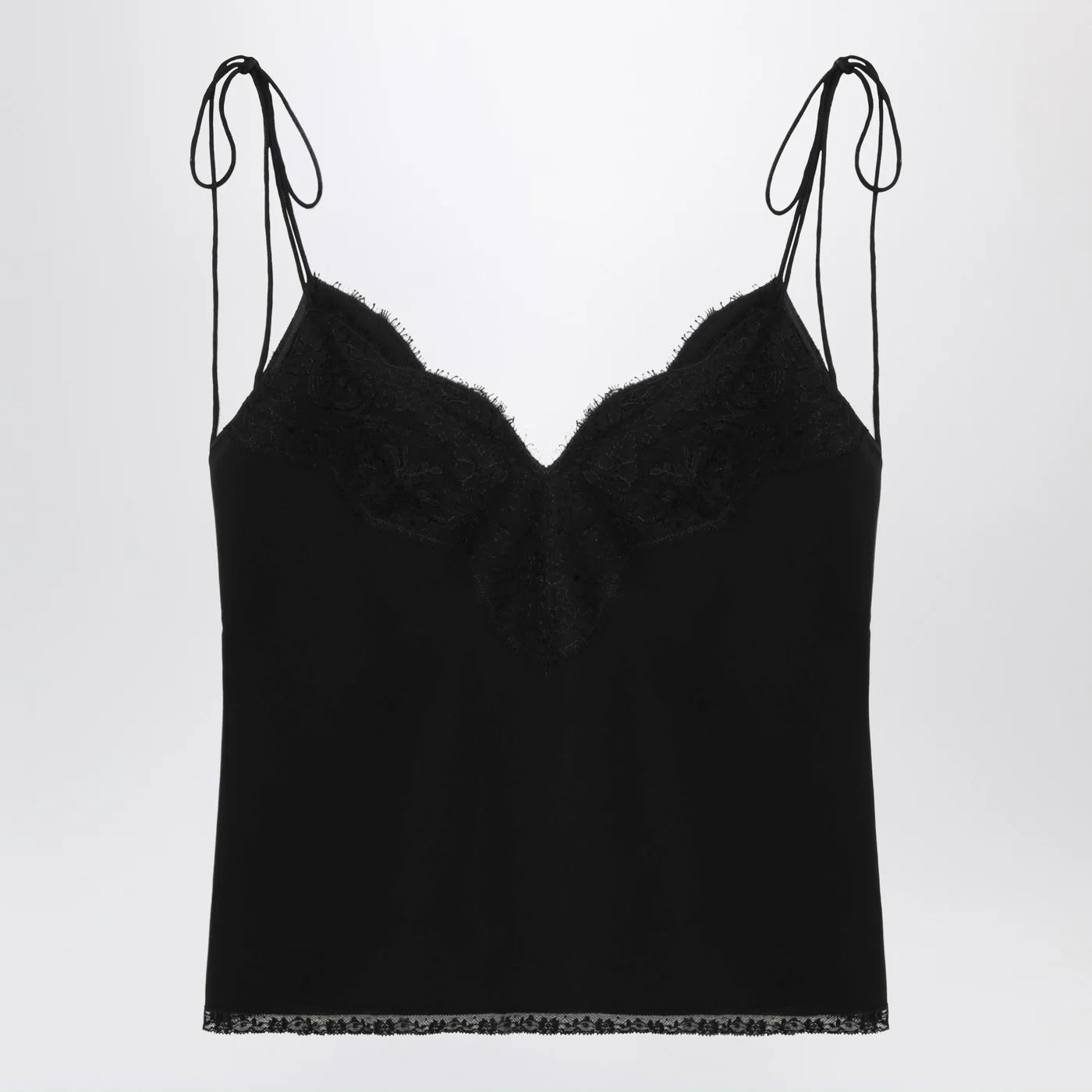 Valentino Black silk top