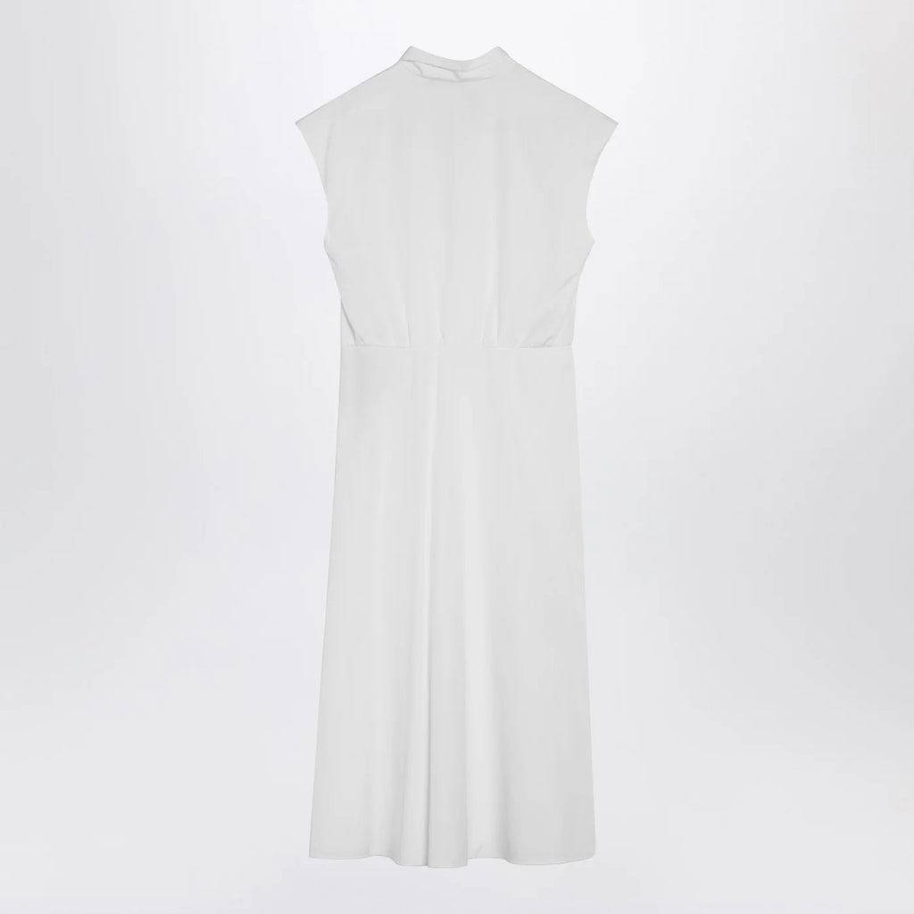 Valentino White midi dress with Sangallo embroidery