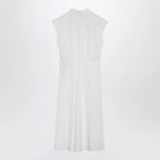 Valentino White midi dress with Sangallo embroidery
