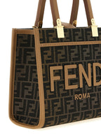 حقيبة تسوق Fendi Sunshine الصغيرة