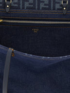 Fendi Roll Medium Reversible Shopping Bag