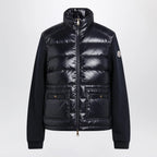 Moncler Navy Padded Zip-Up Sweatshirt