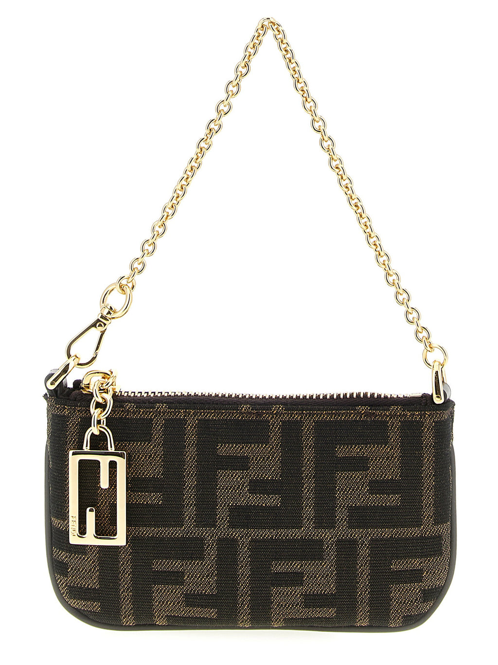 Fendi Mini Flat Zucca Flat Pouch