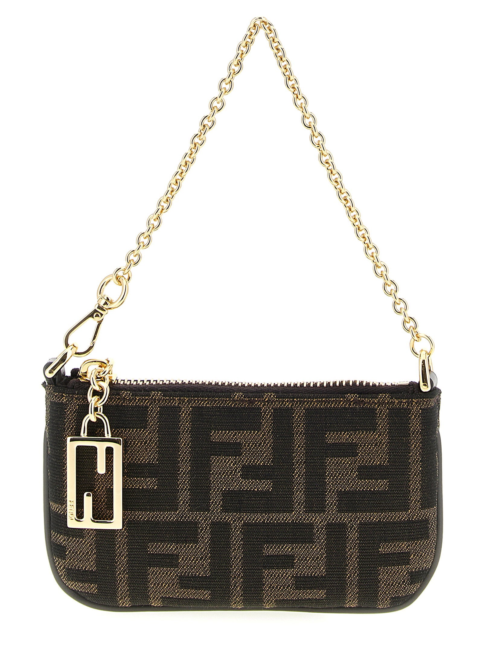 Fendi Mini Flat Zucca Flat Pouch
