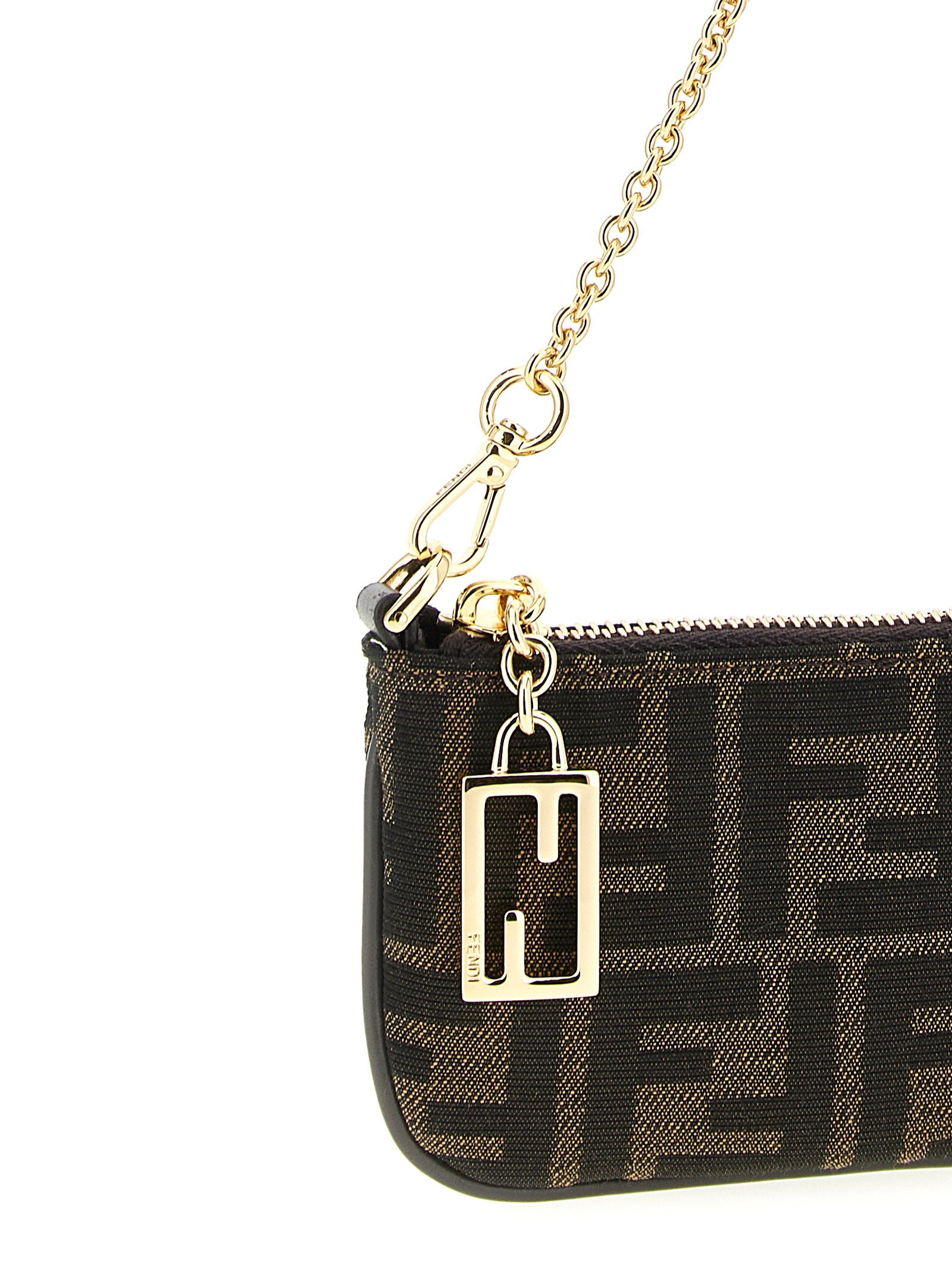 Fendi Mini Flat Zucca Flat Pouch