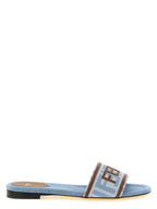 Fendi Denim Sandals