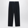 Valentino Navy blue cotton trousers