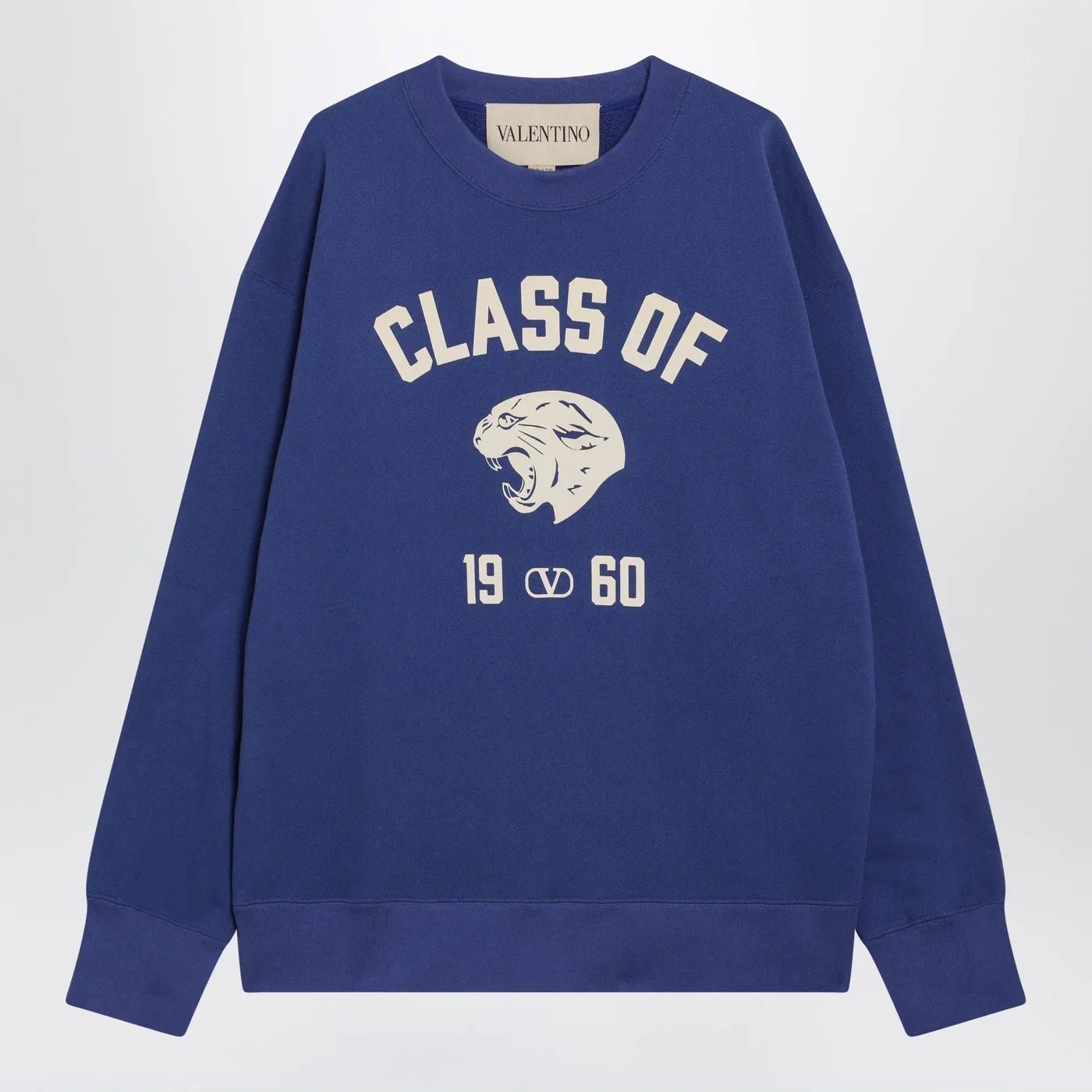 Valentino Blue sweatshirt with Panther print
