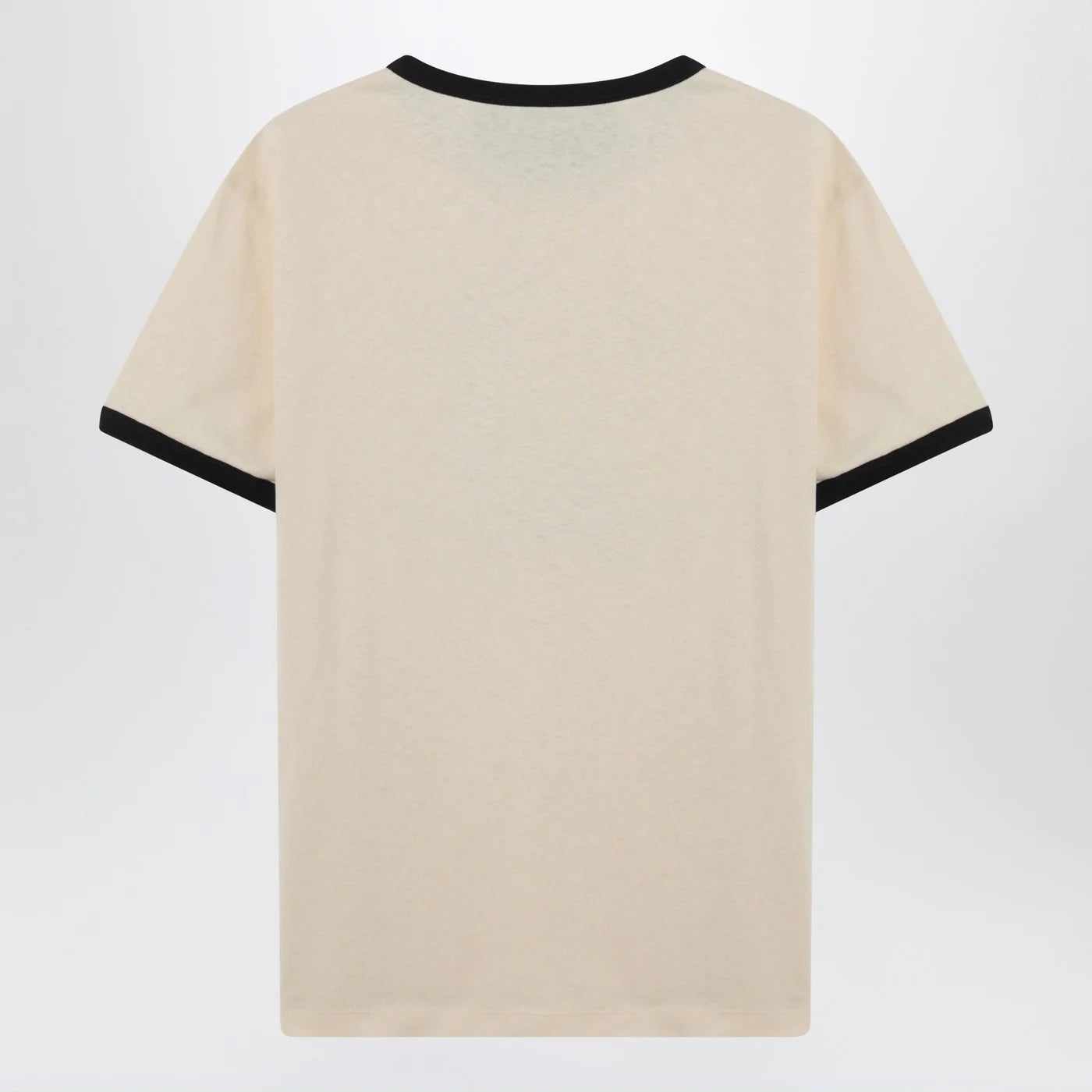 Valentino Butter-colored T-shirt with Panther print