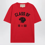 Valentino Red T-shirt with Panther print