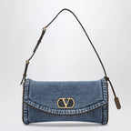 Valentino Garavani Small DeVain denim shoulder bag