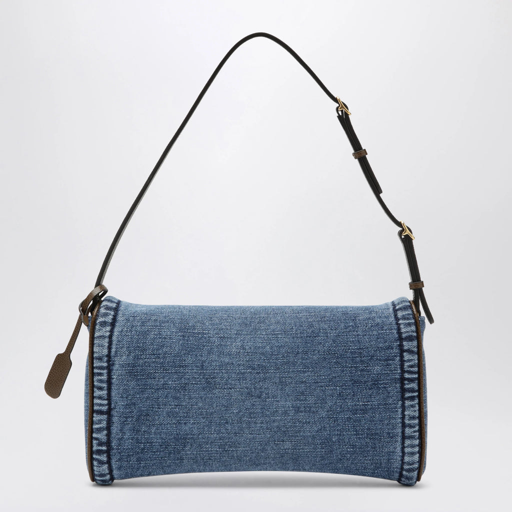 Valentino Garavani Small DeVain denim shoulder bag