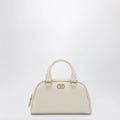Valentino Garavani Ivory VLogo Signature mini duffle bag in grained calfskin