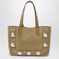 Valentino Garavani Medium Nellcôte tote bag in Havana suede