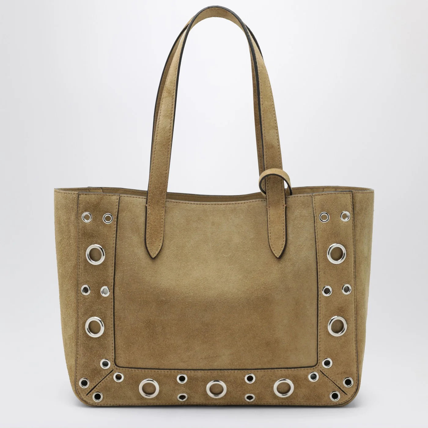 Valentino Garavani Medium Nellcôte tote bag in Havana suede