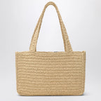Valentino Garavani Viva Superstar Crochet medium natural/black bag