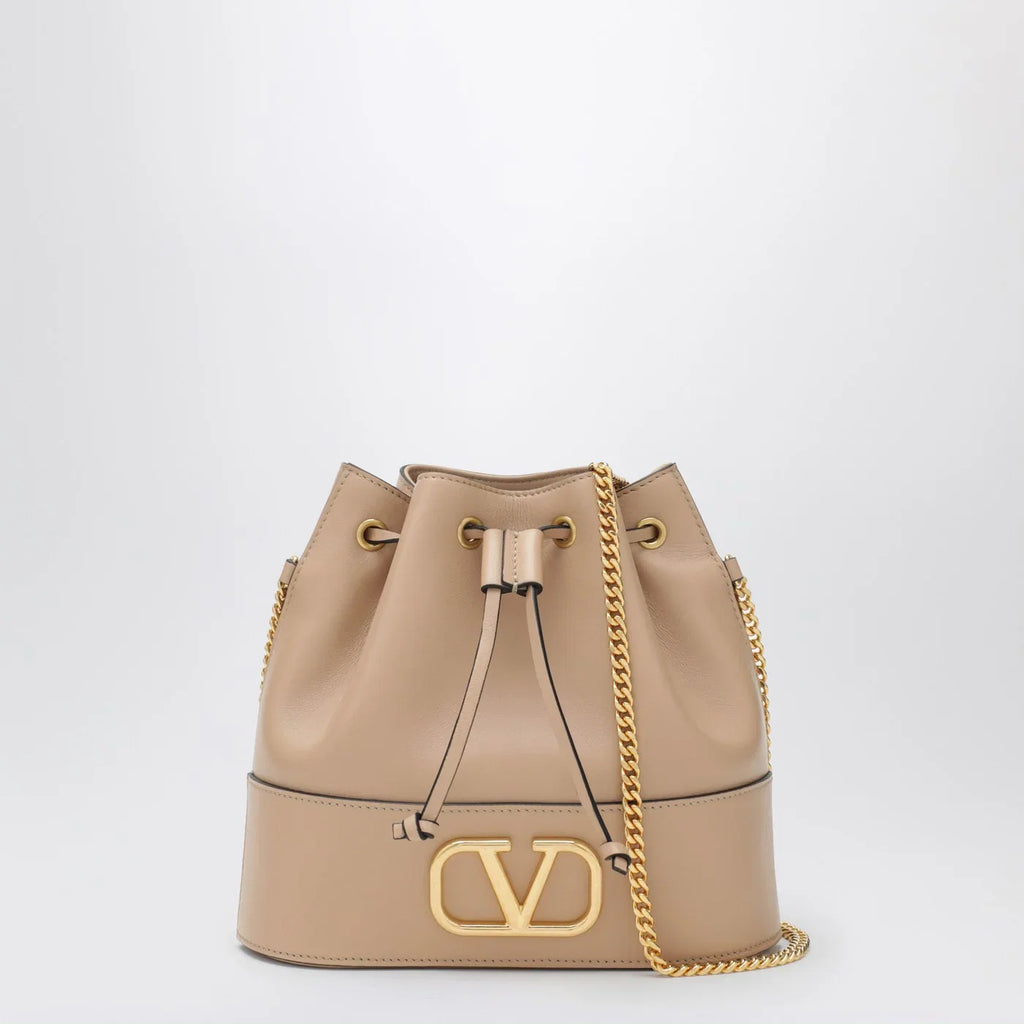 Valentino Garavani Pink leather Vlogo Signature mini hobo bag