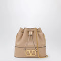 Valentino Garavani Pink leather Vlogo Signature mini hobo bag