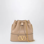 Valentino Garavani Pink leather Vlogo Signature mini hobo bag