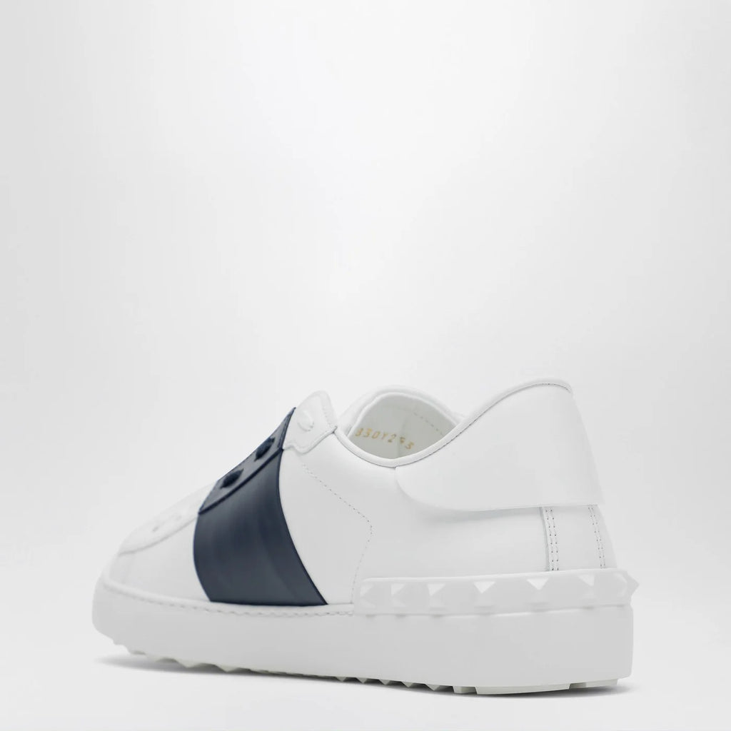 Valentino Garavani White/Dark blue Open Sneakers