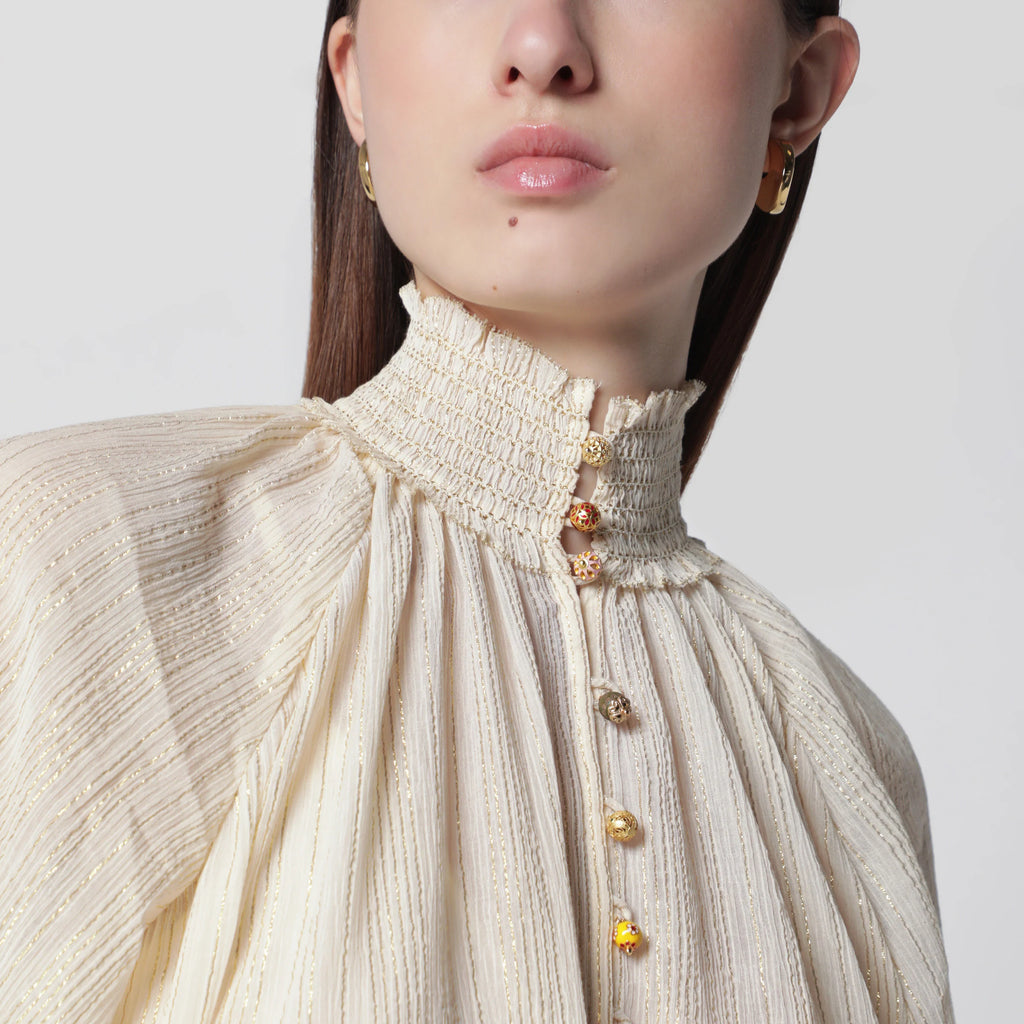 ZIMMERMANN Aster blouse in cream