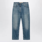 Valentino Medium blue jeans with VPatch detail on the back