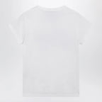Valentino White cotton T-shirt with logo print