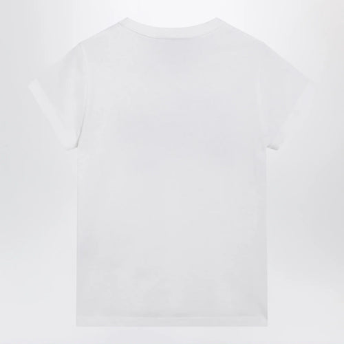 Valentino White cotton T-shirt with logo print