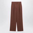 Valentino Light Brown Wool Trousers