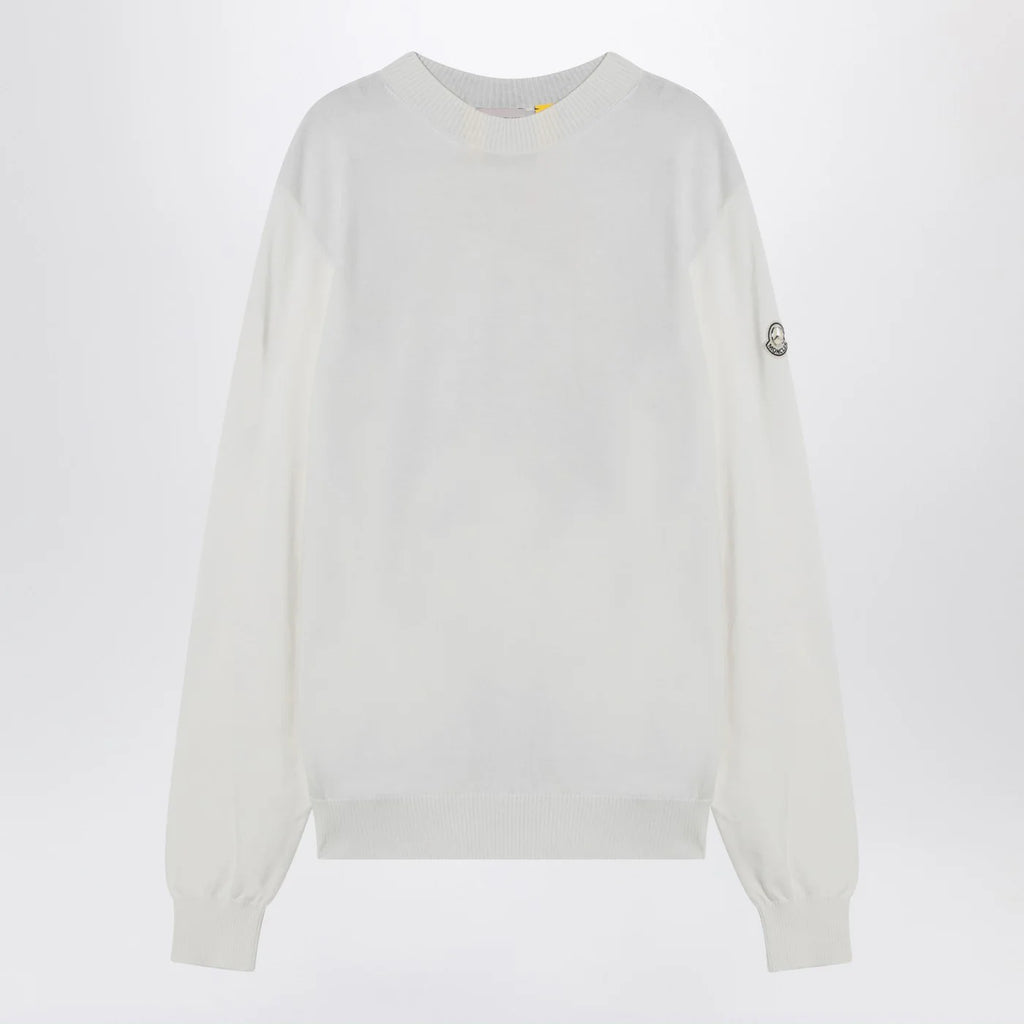 Moncler x Mercedes-Benz by Nigo White jumper with logo print