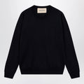 Valentino Navy blue wool crewneck sweater