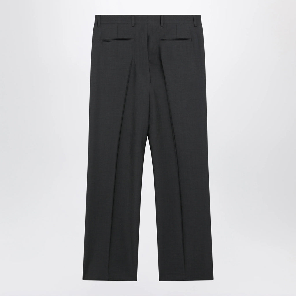 Valentino Gray wool-blend pants