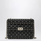 Valentino Garavani Medium Rockstud Spike bag in black nappa leather