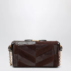 Valentino Garavani Panthea small shoulder bag in ebony brown