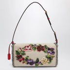 Valentino Garavani Small Devain shoulder bag with floral bead embroidery