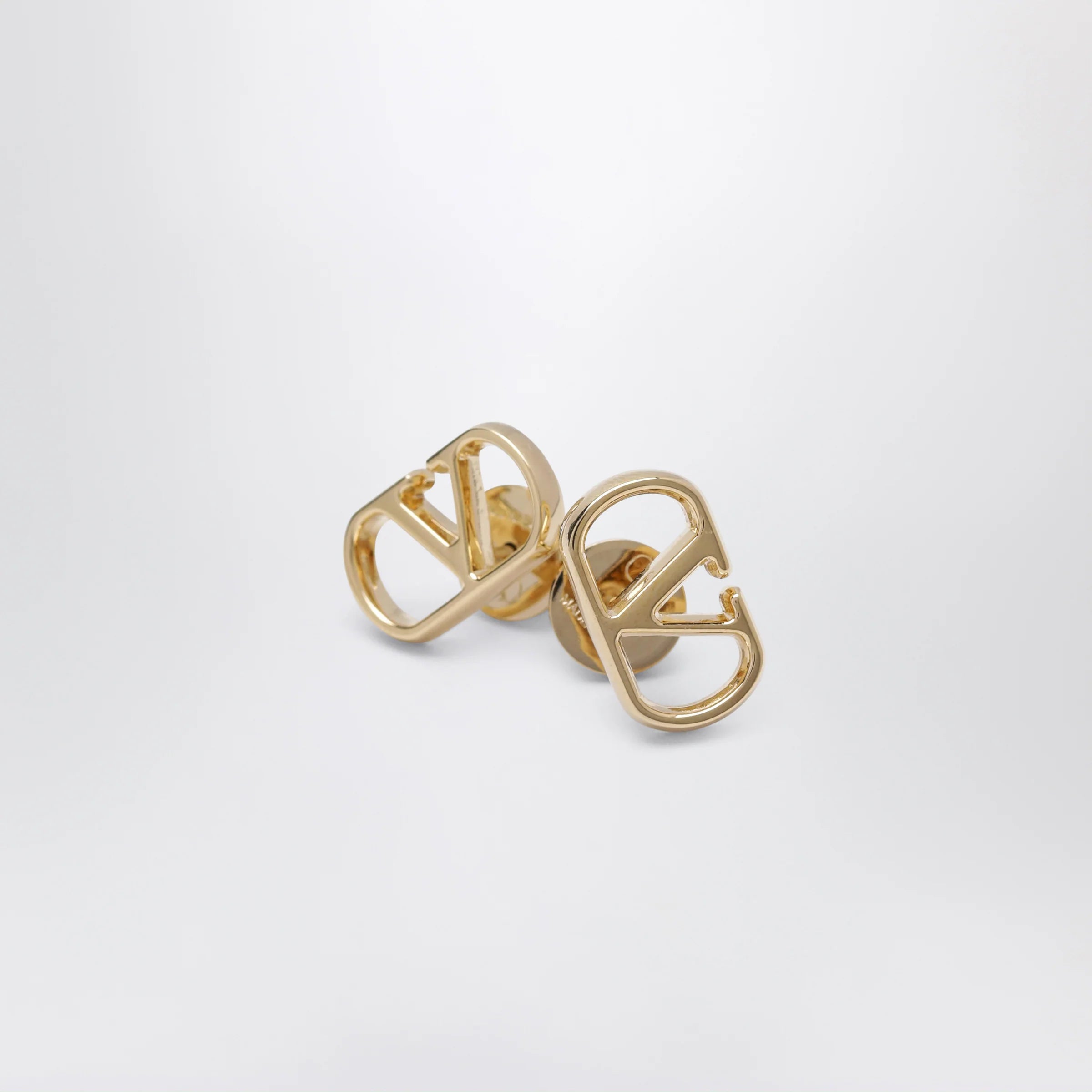 Valentino Garavani VLogo Signature earrings in gold-tone metal
