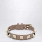 Valentino Garavani Rockstud bracelet in powder pink leather
