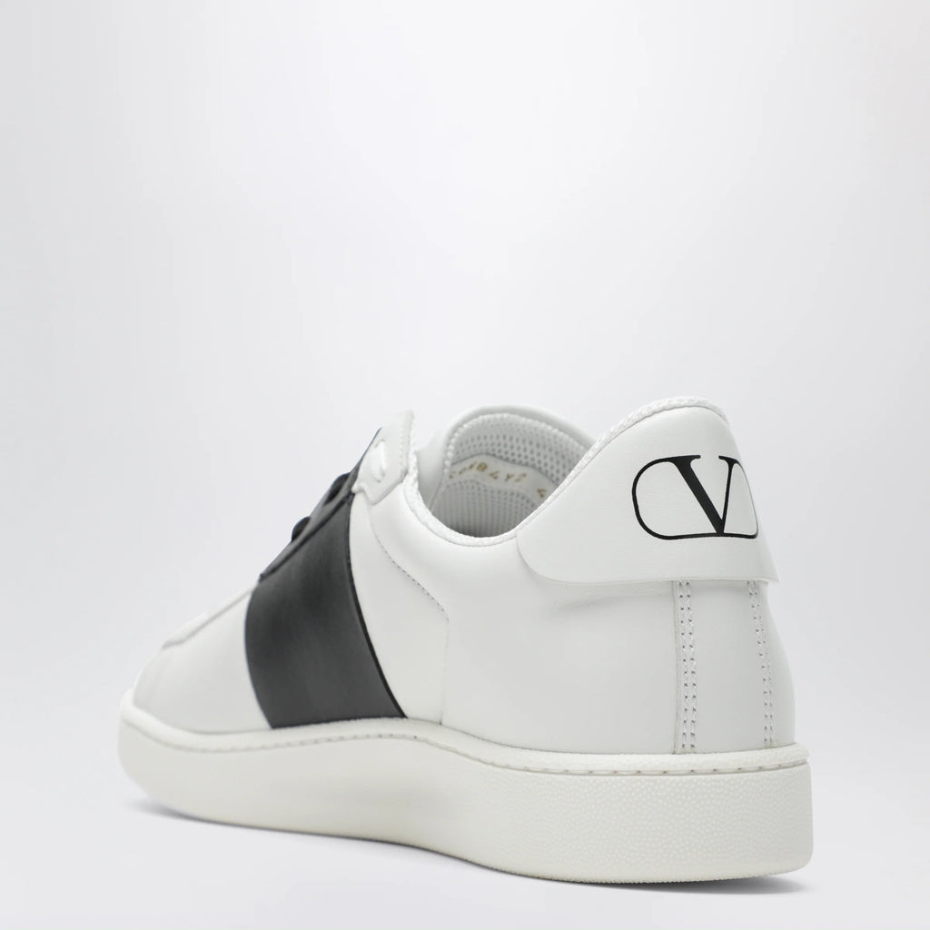 Valentino Garavani Open Royco nappa calfskin sneakers in white/black