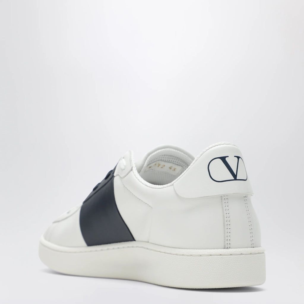 Valentino Garavani Open Royco nappa leather sneakers in white/navy