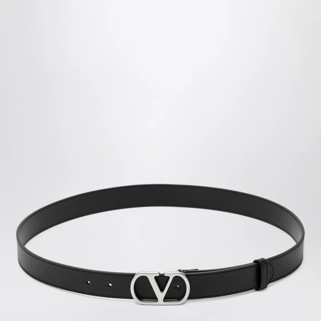 Valentino Garavani Black VLogo Signature belt