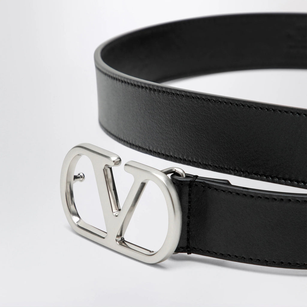Valentino Garavani Black VLogo Signature belt