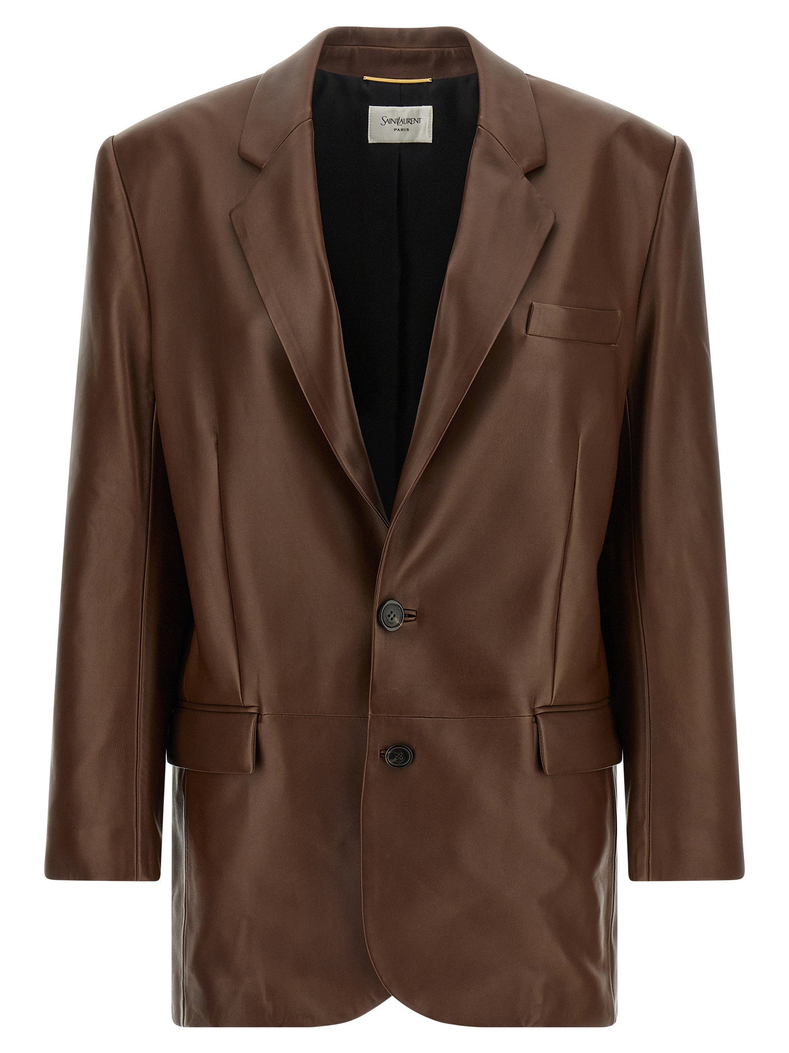 Saint Laurent Leather Blazer